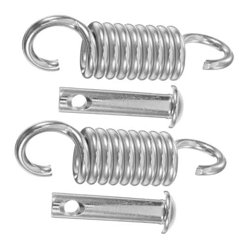 JOINPAYA 2Sets Heavy Duty Swing Springs Tension Spring with Hook for Hammock Chair and Porch Swing Versatile Suspension Hardware Kit for Use