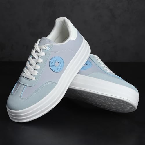 Image of YOHO Chunky Sneakers for Women | Canvas Upper, Cushioned Insoles & Lightweight Casual Shoes for Everyday wear | CAS 105