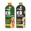 LIQUIDHEALTH Pets K9 Glucosamine Chondroitin Hip & Joint Formula & K9 Complete 8-in-1 Multivitamin for Dogs, Puppies - Pet Supplement Bundle for Joint Health, Immune Support, Canine Vitamins, USA Made