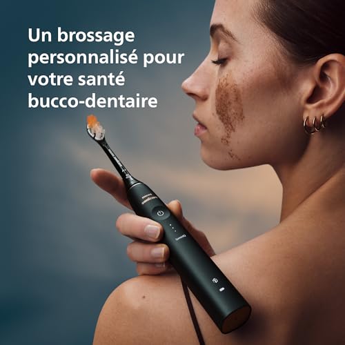 Philips Sonicare DiamondClean Prestige 9900 - brosse à dents électrique avec 1 tête de brosse A3 Premium tout-en-un et un boîtier de charge couleur bleu nuit (modèle HX9992/12)