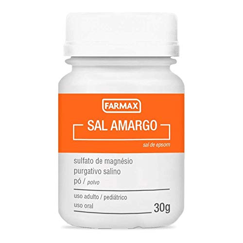 KIT COM 05 Unidades - Sal Amargo - Farmax - 30g cada
