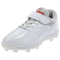 Amazon.co.jp: 【塗りPのみ可】野球 スパイク ジュニア 白 赤 ポイント