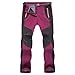 YiLianDa Pantalones de Trekking Softshell Pantalones Impermeables Resistente Pantalones de Escalada