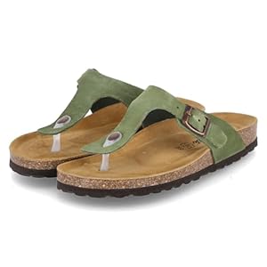 Beliana Dames muildieren/teenslippers groen suède