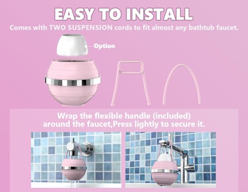 image for SHLLKTTRY Bathtub Water Filter for Tub with Overflow,2,500 Gallons of 