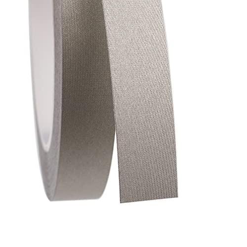 Image of 15mm x 20M (0.6in x 65ft) High-Shielding Conductive Cloth Fabric Adhesive Tape, Faraday Tape for EMI Shielding, Interference Signal Blocking, Laptop Cellphone LCD Cable Wire Harness Wrapping