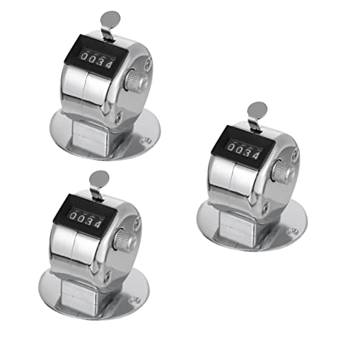 Compteur mécanique avec base Toddmomy lot de 3 pour comptage d'événements