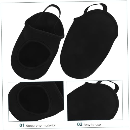 2 cubre dedos para bicicleta cálidos y antideslizantes, diseño de media zapatilla elástica, impermeables al viento, para protección en climas fríos miniatura 5