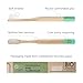 Rain Organic Bamboo Baby Kids Toothbrush - 100% Safe Infant Toddler Toothbrush 6 to 12 Months and Up, Natural BPA-Free Biodegradable Wood Extra Soft Bristles Children's Dental Care (3 Pack)