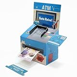 Geld-O-Mat Geldgeschenk Verpackung Geldscheine 2 Teiliges, DIY Kreative Sparbüchse, Personalisierbares für Weihnachten, Geburtstag, Hochzeit & Besondere Anlässe (Reiseandenken)