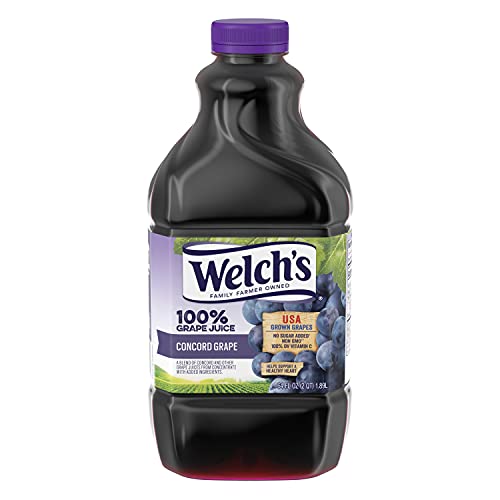 Welch's 100% Concord Grape Juice, No Sugar Added, 64 oz
