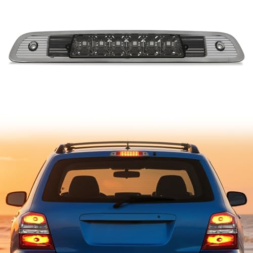 Image of Nilight Third Brake Light Tail High Mount 3rd Stop Lights Smoked Lens Compatible with Toyota Highlander 2001 2002 2003 Van SUV Rear Center Cab Lamp