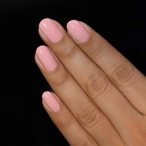 Image of ILNP Full Bloom - Creamy Peachy Pink Holographic Nail Polish