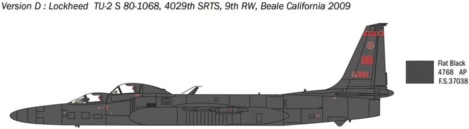 Italeri 2809S 1:48 Lockheed TR-1A/B, Faithful Replica, Model Making, Crafts, Hobbies, Gluing, Plastic kit, Assembly, Large