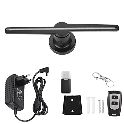 3D-hologramprojector, draagbare LED-holografische ventilator 176 ° groothoek 450 * 224 HD visueel advertentiedisplay… - Image 8
