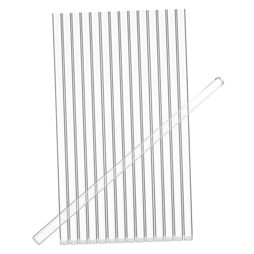 Bâtons ronds acrylique transparent pour fixer vos décors de gâteaux sans trace