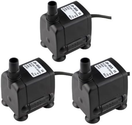 3X Submersible Pump160 GPH Aquarium Fish Tank Powerhead Fountain Hydroponic
