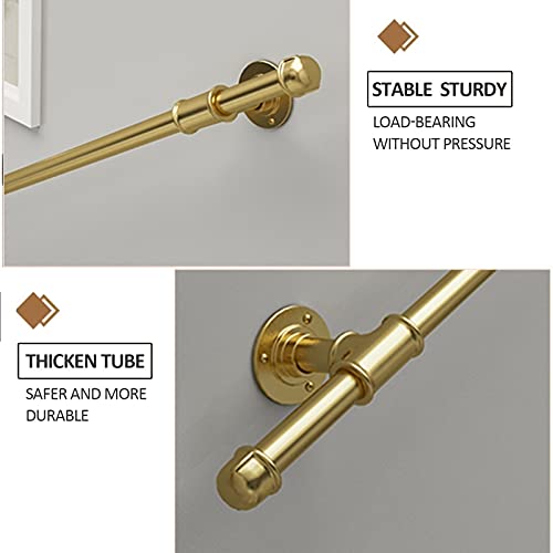 Main courante dorée de 3m à 6m pour escalier intérieur et extérieur - 5