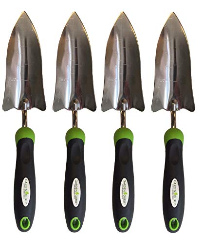 Garden Guru Transplanter Trowel Shovel - Stainless Steel - Rust...