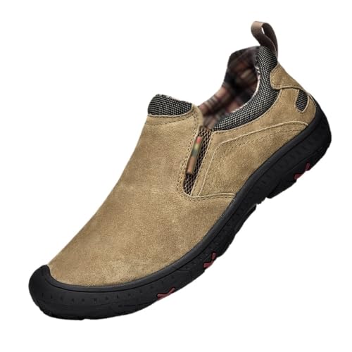 FMURY Men Casual Sneakers Men Loafers Shoes Men Driving Shoes Moccasins Breathable Walking Footwear(38 Code)2