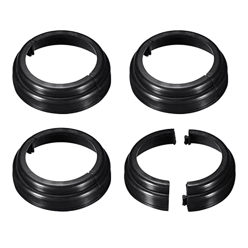 Jupe de poteau fendue 78 mm uxcell cache-platine pour effacer les défauts