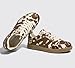 LUCKY STEP Women Classic Retro Gum Sole Fashion Sneakers Casual Tennis Skate Shoe Genuine Leather Walking Footwear Anti Slip Trainers(Brown Cow Print,7)