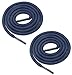 Round Shoelaces 3/16" Thick Solid Colors for All Shoe Types Several Lengths (Navy-27)