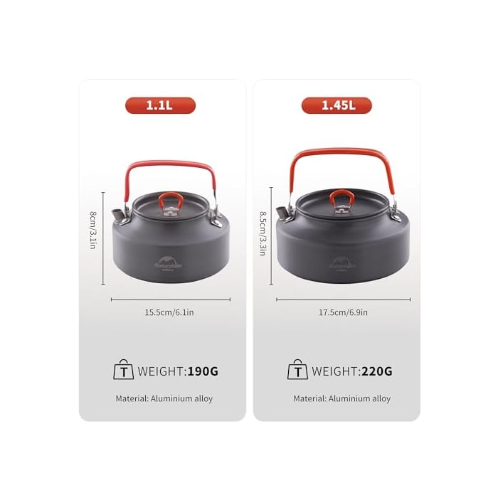 Naturehike Camping Teapot Kettle Coffee Pot - Image 3