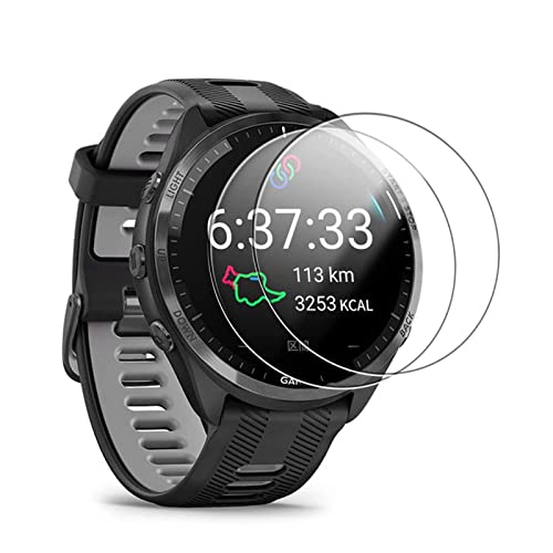 �y2���Z�b�g�zFor Garmin Forerunner 965 �K���X�t�B���� �K�[�~�� Forerunner 965 �t���ی십���K���X�t�B���� �ylarfbulroc�z���{���f�ވ��Ɏq���E���d�x9H �E�����ߗ��E�ϏՌ��E�h�o�E��U�h�~�E�w��h�~�E���