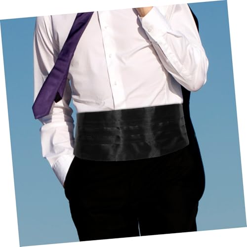 Adjustable Men's Cummerbund and Bow Tie for Tuxedo Formal Dress Wedding4