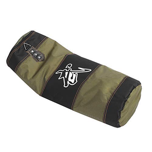 Bnineteenteam Heavy Punching Bag,Training Boxing Bag with Chain for Adults Men Women(Empty) (100cm-Green) Martial Arts Sport Equipment