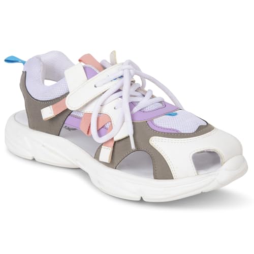 Image of Liberty Leap7x CLOUDY-3E Casual Sandal for Kids With EVA Sole | PU Outsole Comfortable and Cushioned Footbed | Durable Summer Footwear for Indoor and Outdoor | Ideal for Everyday Wear