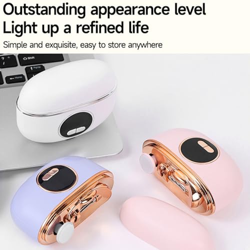 Juego de cuidado de uñas eléctrico con carga USB y cabezal de pulido suave 3