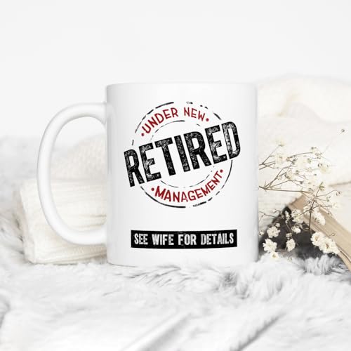 Taza de café Retired Under New Management 11 oz miniatura 3