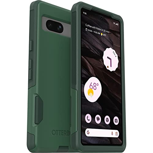 WBWONE Cover per Google Pixel 7a con Girevole Anello, Custodia in Morbida Silicone TPU Bordo Dorato Della Placcatura Anti-Graffio Antiurto Protettiva - Grigio