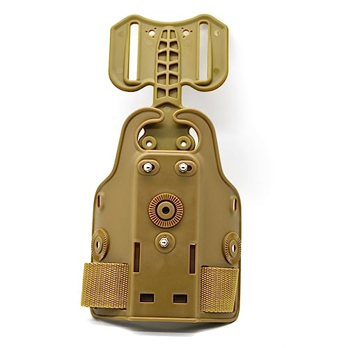 ACEXIER Taktische Drop-Leg-Pistole Holster Plattform-Adapter Universal-Oberschenkel-Pistolenkoffer Paddeljagdausrüstung (Tan)