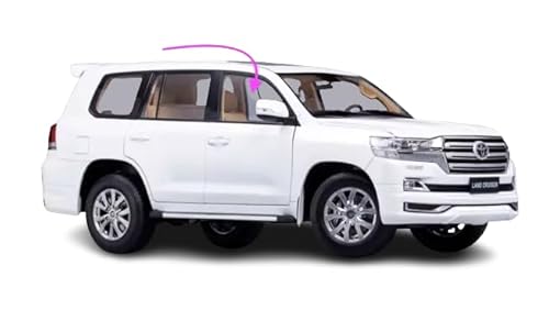 Front Passenger Right Door Window Glass Compatible With 2008-2021 Toyota Land Cruiser SUV Models