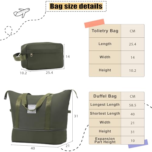 Expandable 3 Piece Luggage Set with Duffel, Lightweight Rolling Spinner Suitcases4