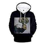 nuannuan 3D-Druck Ariana Grande Sweatshirt Mädchen Sportswear Süße Top Pullover Hoodie Süße Sängerin Mädchen Lange Dame Lässig Locker XXS-4XL