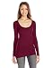 Derek Heart Juniors' Long-Sleeve Scoop-Neck Ribbed Sweater