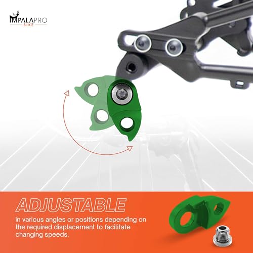IMPALAPRO Extensor de suspensão de câmbio traseiro para bicicleta - compatível com gancho de câmbio