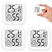 Produktbild 3x Digitales Thermo-Hygrometer Thermometer Temperatur Luftfeuchtigkeitsmessgerät, mit hohe Genauigkeit, Temperatur und Luftfeuchtigkeitsmesser Hydrometer Feuchtigkeit für Babyraum (3)