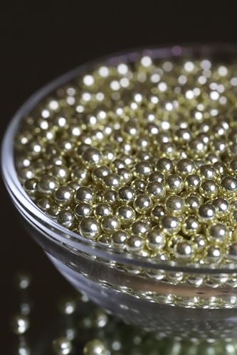 Yellow Gold Sprinkles - Halal, Vegetarian, Vegan, Kosher, Gluten Free Sprinkles