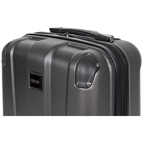 Kenneth Cole Reaction Continuum Hardside 8-Wheel Expandable Upright Spinner Luggage, Charcoal, 20-Inch Carry On #TOP4