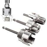 3 Pcs Internal & External Pipe Threading Tool, Function Pipe Thread Cutting Tool for...