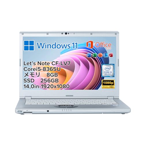 �y�����ςݕi�zPanasonic?Let�fs?Note?CF?LV7, i5-8350U, �������[8GB, SSD256GB, 14�C���`, 1920x1080 FULL HD, WIFI, BLUETOOTH, �J���� IR Windows Hello