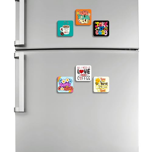 Image of Sehaz Artworks Fridge Magnets Refrigerator Stylish | Fridge Magnets Set | Fridge Stickers Refrigerator | Refrigerator Sticker | Fridge Decoration Items-FM-6-002