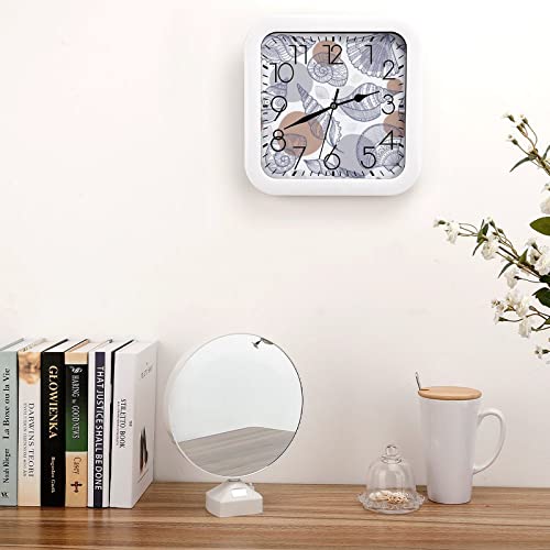 Pendule murale silencieuse contre le tic-tac pour chambre 26cm