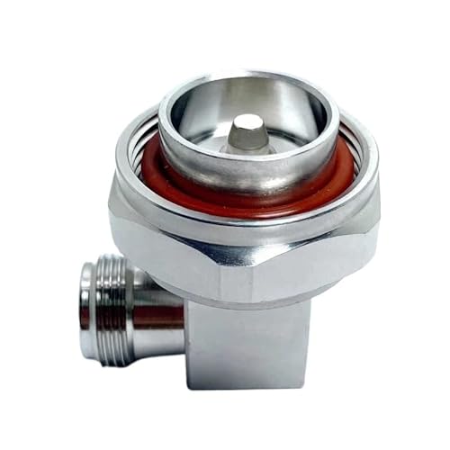 KNDFCC 7/16 DIN L29 Male to L16 N Female Right Angle 90 Degree Ja-ck Type L Copper 50ohm R*/F Connector Adapters Socket(DIN-J N-K W)