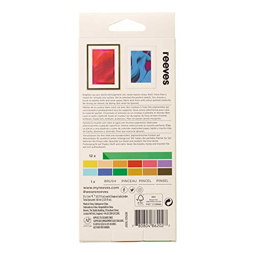 Image of Reeves Acrylic Paint-5ml, Set of 18